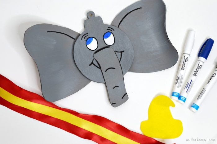 Grab your magic feather and get ready to fly when you make a DIY Dumbo Christmas Ornament for your tree this holiday season! 