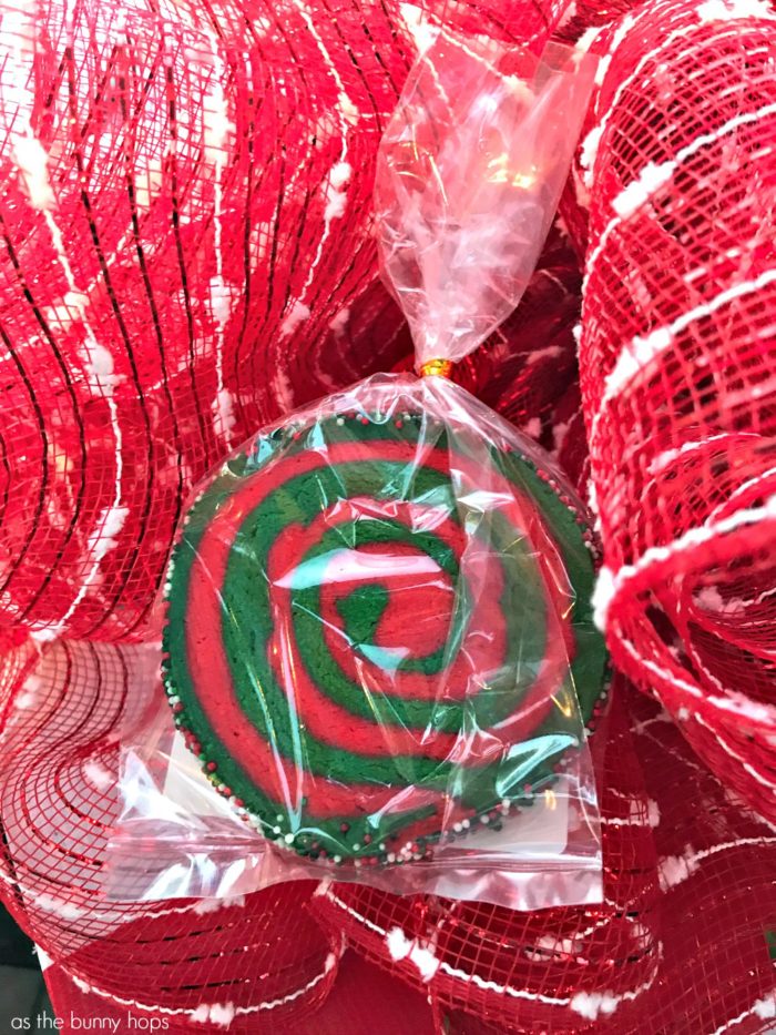 Christmas pinwheel cookie. You'll have a magical time when you celebrate Grinchmas and Christmas In The Wizarding World Of Harry Potter at Universal Studios Hollywood. 