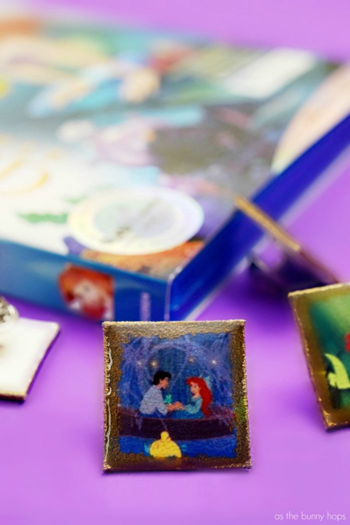 Celebrate The Little Mermaid's 30th Anniversary with these fun to make shrink plastic pins! 