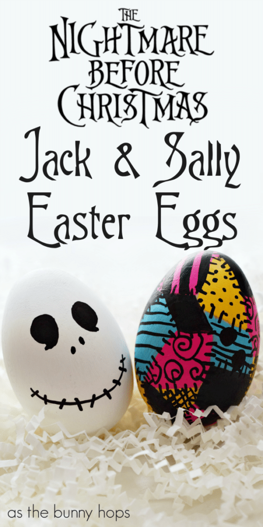 What's this? Make your own adorable DIY Jack and Sally Easter eggs! Get all of the details on this easy Disney craft at As The Bunny Hops. 