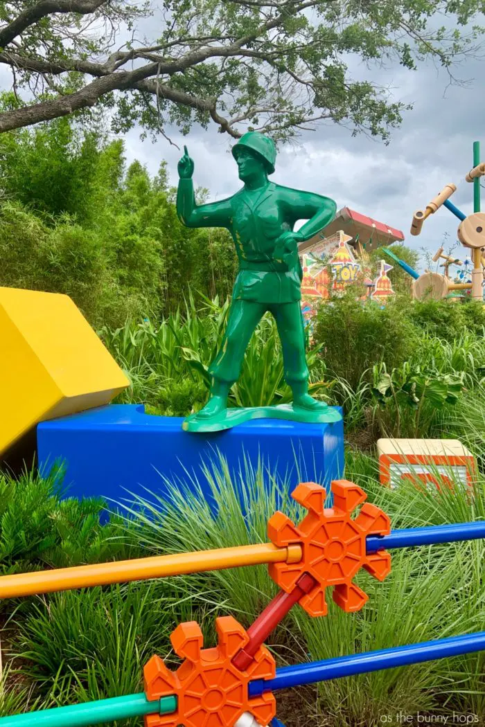 Green Army Man Figure In Toy Story Land
