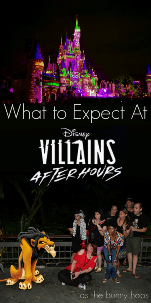 Planning to visit Disney Villains After Hours? Here's everything you need to know about this special ticketed event at Walt Disney World's Magic Kingdom. What does it cost? When can you go? What does it include? Visit As The Bunny Hops for all of the details.