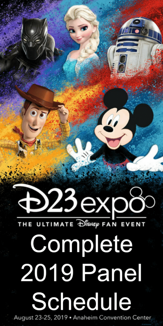 If you're heading to the ultimate Disney fan event this year, you'll want to check out the complete D23 Expo 2019 panel schedule! 