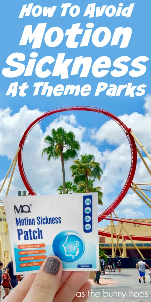 Do you suffer from motion sickness at theme parks like I sometimes do? I might have the perfect solution for you! Find out what worked for me at As The Bunny Hops! 