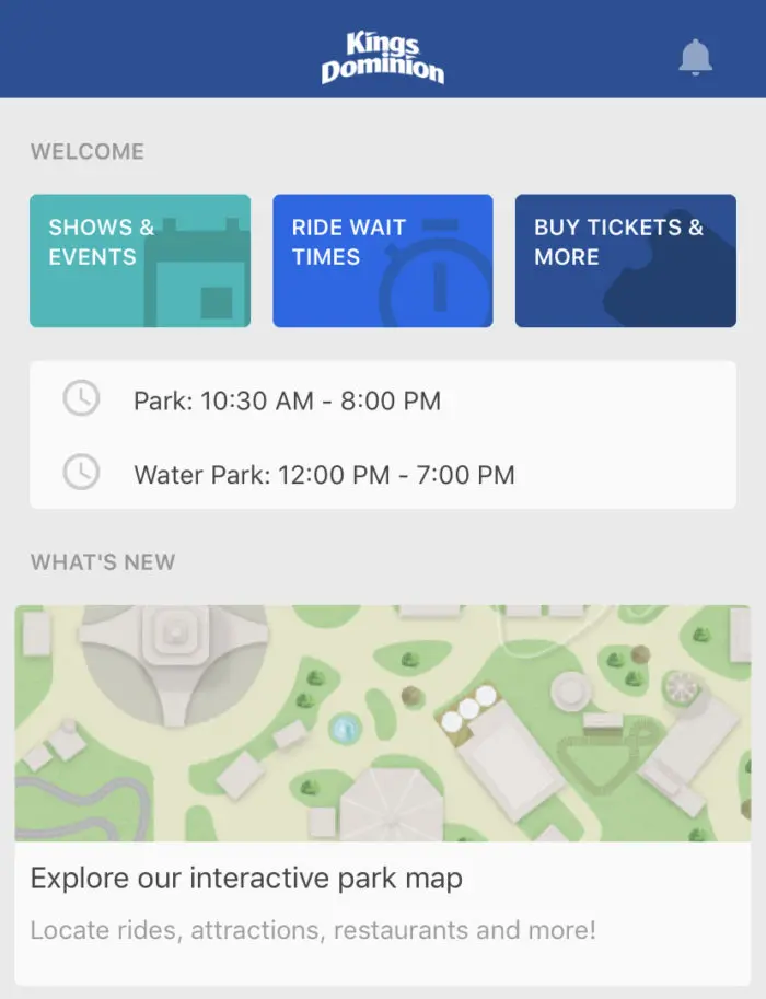 Kings Dominion App Screenshot Planning a trip to Kings Dominion? I have some tips to help you make the most of your trip! 