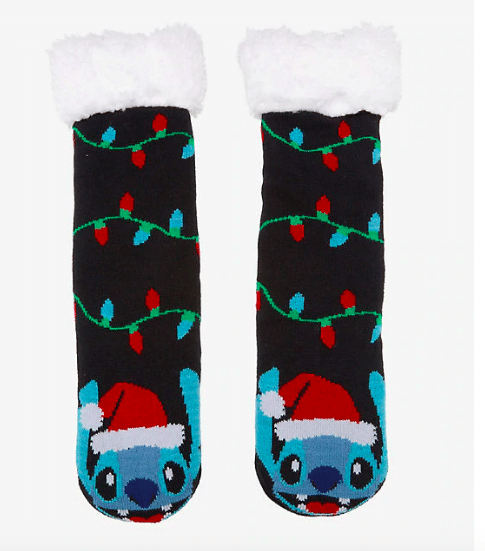 Santa Stitch Slipper Socks