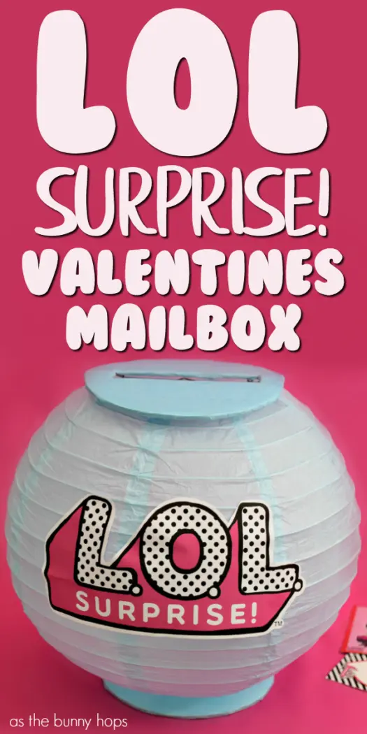Know a LOL Surprise! fan? Make them this LOL Surprise! Valentines Mailbox for their classroom Valentine exchange! Get the details on this fun and easy DIY at As The Bunny Hops! 