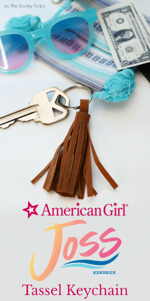 Get inspired by American Girl Girl of the Year Joss Kendrick and make a fun and easy tassel keychain! 