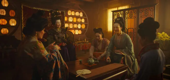 Matchmaker scene from Mulan live-action. 