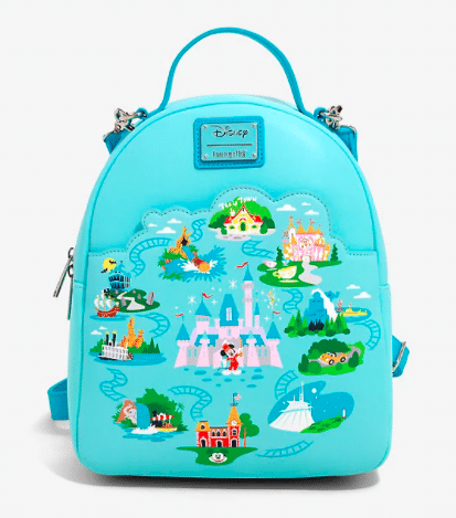 Loungefly Disneyland 65th Anniversary Convertible Mini Backpack