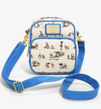 Loungefly Disney Winnie the Pooh Allover Print Crossbody Bag 