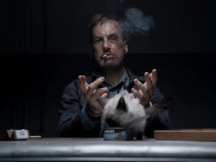 Bob Odenkirk as Hutch Mansell in Nobody, directed by Ilya Naishuller.
