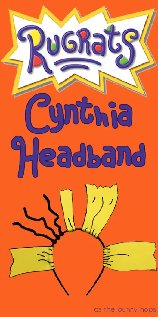 Hey 90s babies: Make your own Rugrats-Inspired DIY Cynthia headband! Get the full details on how to make your own over at As The Bunny Hops! 