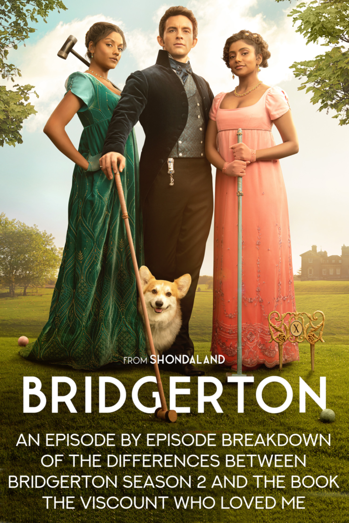 Bridgerton Season 2 is here, and it's time to take a deep and spoiler-filled dive into the differences between the book "The Viscount Who Loved Me" and the series! 