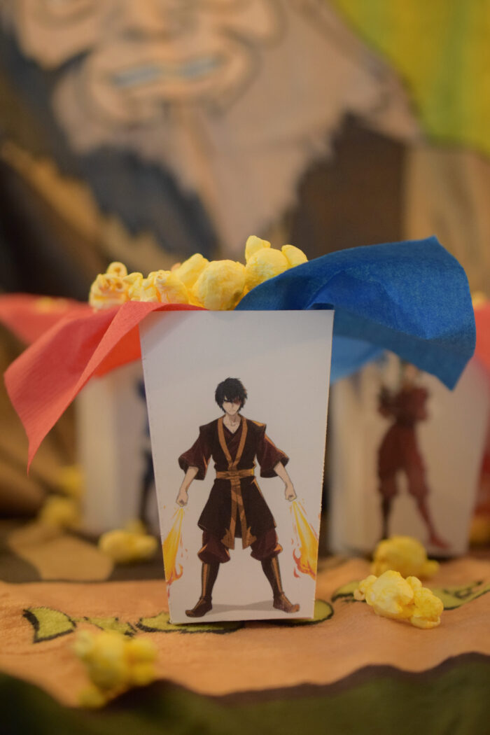 Avatar Adversaries Printable Popcorn Boxes